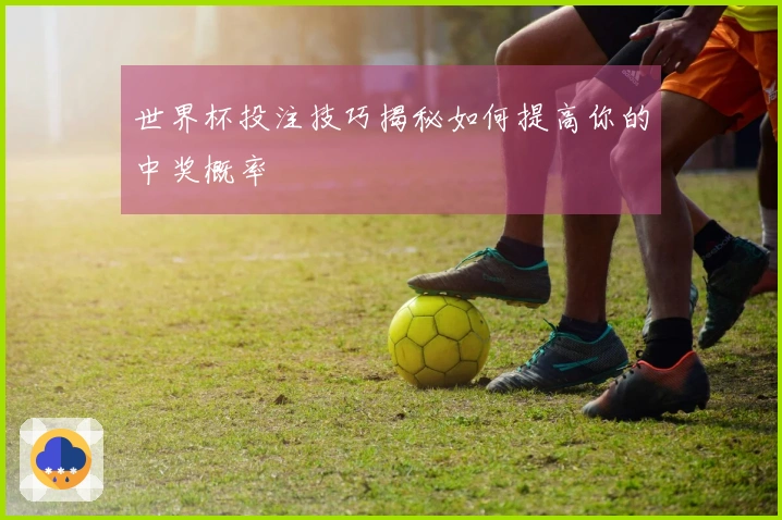 世界杯投注技巧揭秘如何提高你的中奖概率